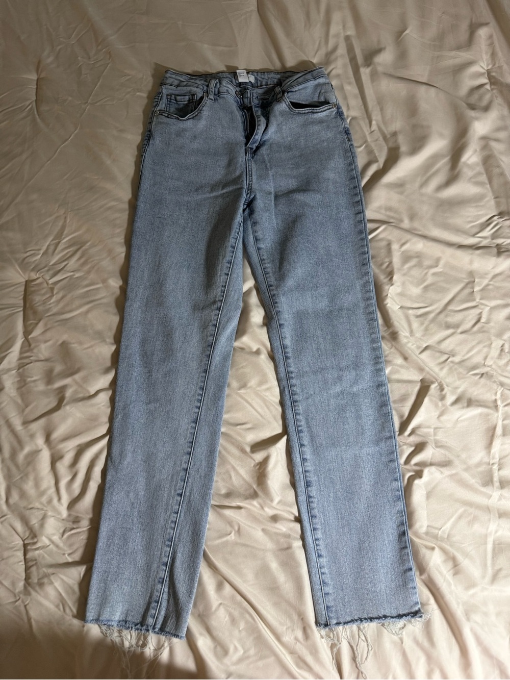 Forever 21 Light Blue Straight Leg Women's Jeans